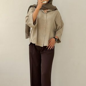 شومیز پشت پیله نگین