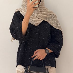 شومیز پشت پیله نگین
