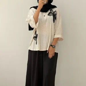 شومیز شلوار گلدوزی
