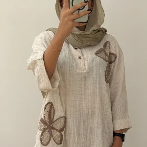 شومیز شلوار گلدوزی