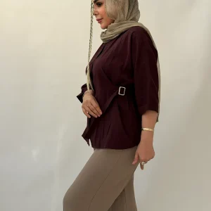 شومیزکمرسگک دار