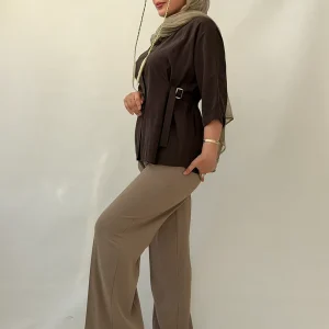 شومیزکمرسگک دار