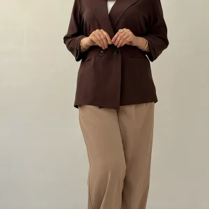 کت تک سیلک دو دکمه