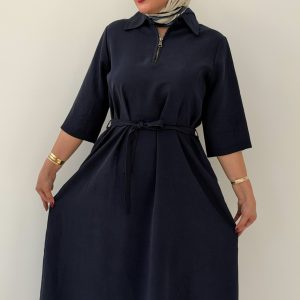 کفتان سیلک پاییزه نیم زیپ